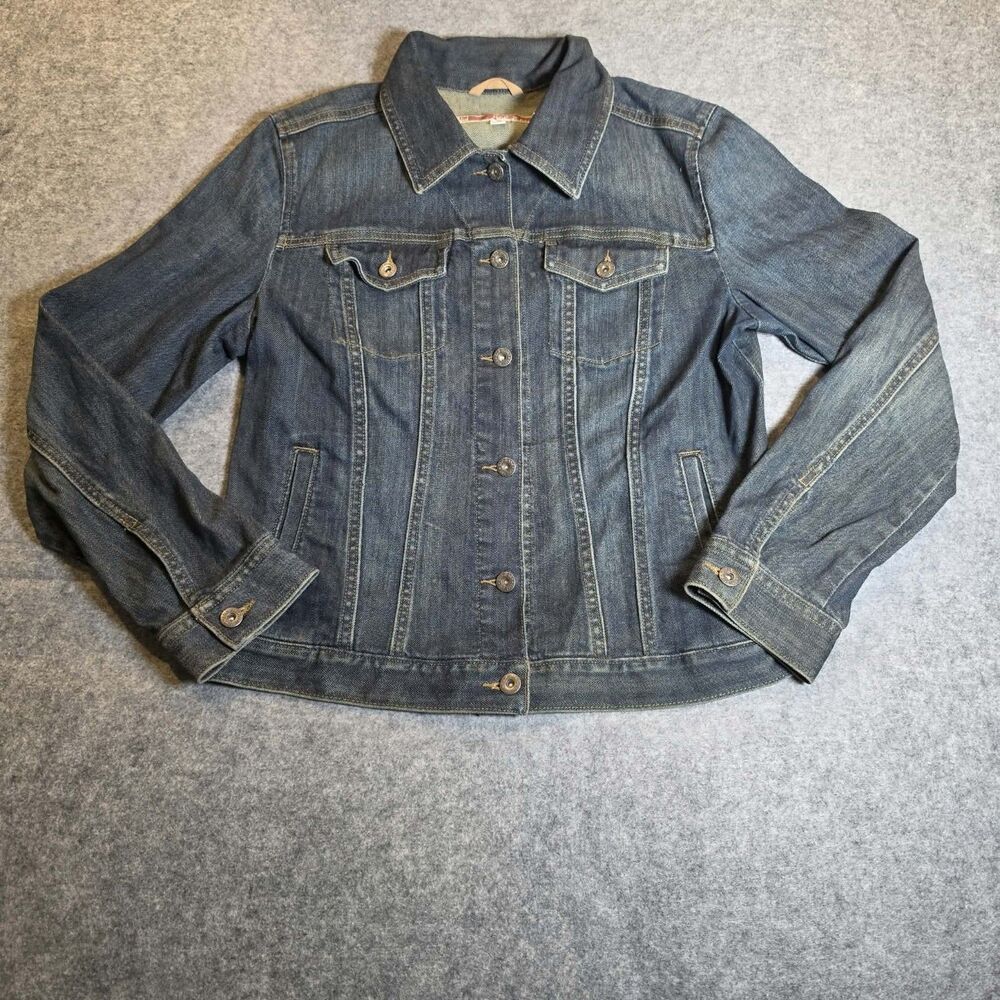 Gap Jeans Vintage Women’s Large Denim Trucker Jacket Y2K 90s 2000s
